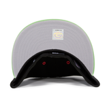 Exclusive New Era Playeros De Harrisburg Hat - 2T Black, Lime Green