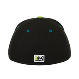 Exclusive New Era 59Fifty Bradenton Barbanegras Hat - 2T Black, Neon Yellow