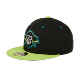 Exclusive New Era 59Fifty Bradenton Barbanegras Hat - 2T Black, Neon Yellow