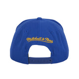 Mitchell & Ness Golden Sate Warriors Team Ground Snapback Hat - Royal