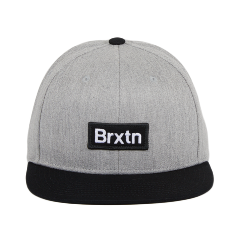 Brixton Gate lll Snapback - Gray, Black