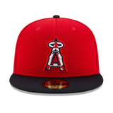 New Era 59Fifty Los Angeles Angels Spring Training 2020 Game Hat - 2T Red, Navy