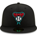 New Era 59Fifty Authentic Collection Arizona Diamonbacks On-Field Alternate Hat - Black