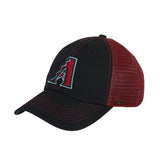 47 Brand Arizona Diamondbacks Trawler Snapback Adjustable Hat - Black, Sedona Red