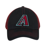 47 Brand Arizona Diamondbacks Trawler Snapback Adjustable Hat - Black, Sedona Red