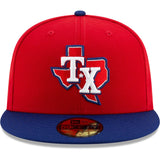 New Era Authentic Collection Texas Rangers Alternate 3 Hat - Red, Royal