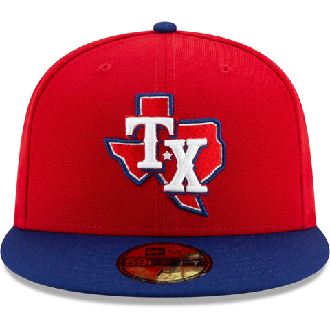 New Era Authentic Collection Texas Rangers Alternate 3 Hat - Red, Royal