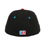 Exclusive New Era 59Fifty Boise Papas Fritas Hat - 2T Black, Red