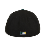 Exclusive New Era 59Fifty Oakland Athletics 1993 Alternate Hat - 2T Black, Green