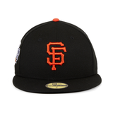 New Era 59Fifty San Francisco Giants 2010 World Series Patch Game Hat - Black