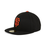 New Era 59Fifty San Francisco Giants 2010 World Series Patch Game Hat - Black