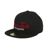 Exclusive 59Fifty Texas Tech Script Hat - Black