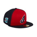 Exclusive New Era 59Fifty Cleveland Indians I Spring Training 2020 Hat - Red, Navy