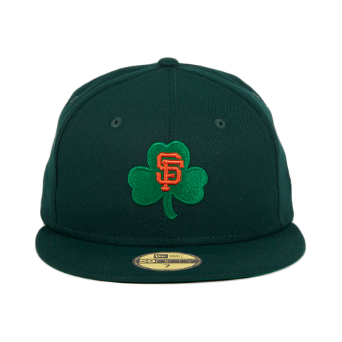 Exclusive New Era 59Fifty San Francisco Giants Shamrock Hat - Green