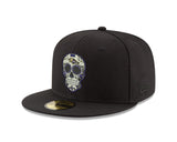 Pre-Order Exclusive New Era 59Fifty Baltimore Ravens Sugar Skull Hat - Black