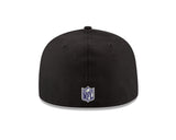 Pre-Order Exclusive New Era 59Fifty Baltimore Ravens Sugar Skull Hat - Black