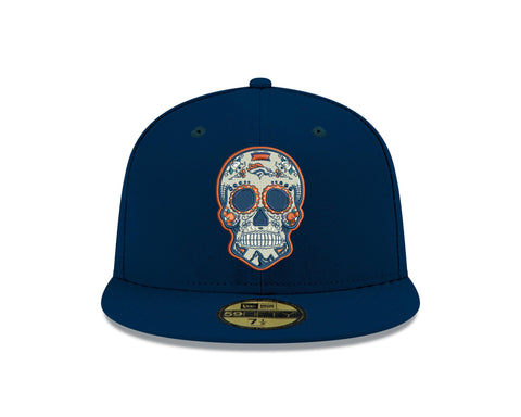 Pre-Order Exclusive New Era 59Fifty Denver Broncos Sugar Skull Hat