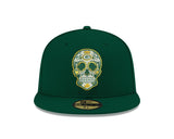 Pre-Order Exclusive New Era 59Fifty Green Bay Packers Sugar Skull Hat - Green