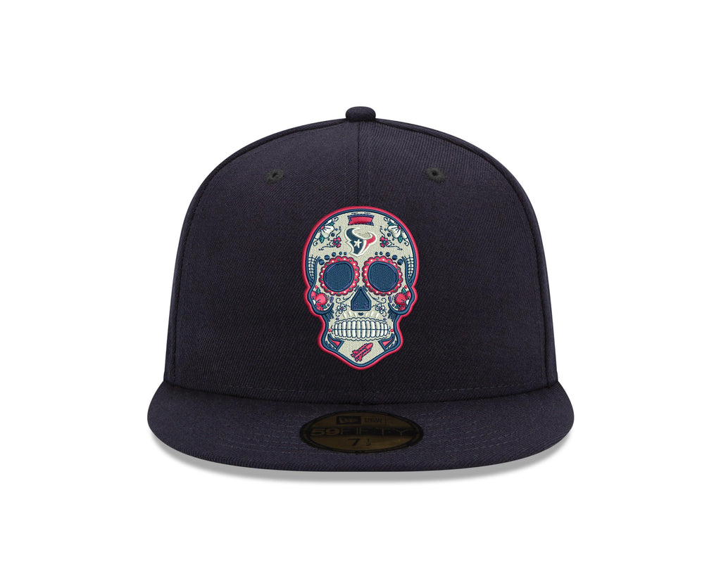 Exclusive New Era 59Fifty Boston Red Sox Sugar Skull Hat - Navy –  demo-hatclub