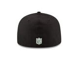 Pre-Order Exclusive New Era 59Fifty Oakland Raiders Sugar Skull Hat - Black