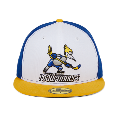 Exclusive New Era 59Fifty Phoenix Roadrunners Rail Hat - 2T White, Royal, Gold