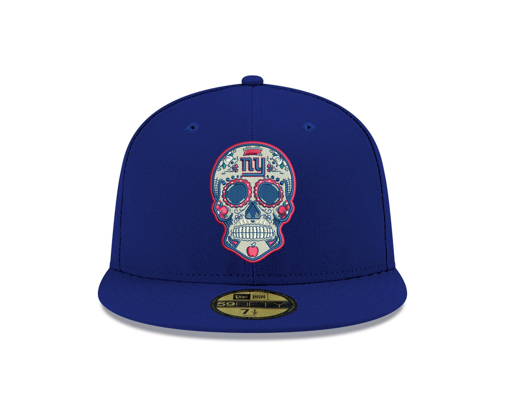 Pre-Order Exclusive New Era 59Fifty New York Giants Sugar Skull Hat - Royal