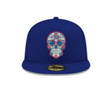 Pre-Order Exclusive New Era 59Fifty New York Giants Sugar Skull Hat - Royal