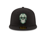 Pre-Order Exclusive New Era 59Fifty New York Jets Sugar Skull Hat - Black