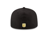 Pre-Order Exclusive New Era 59Fifty Pittsburgh Steelers Sugar Skull Hat - Black