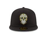 Pre-Order Exclusive New Era 59Fifty Pittsburgh Steelers Sugar Skull Hat - Black