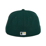 Excluisve New Era 59Fifty Oakland Athletics Script Hat - Green