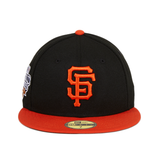 New Era 59Fifty San Francisco Giants 2010 World Series Patch Hat - Black, Orange