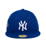 Exclusive New Era 59Fifty New York Yankees 1996 World Series Patch Hat - Royal, White