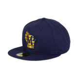 Exclusive New Era 59Fifty Milwaukee Brewers State Alternate Hat - Light Navy