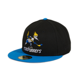 Exclusive New Era 59Fifty Phoenix Road Runners Hat - 2T Black, Light Blue