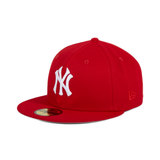 Exclusive New Era 59Fifty New York Yankees 1978 World Series Patch Hat - Red, White