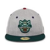 Pre-order New Era 59Fifty Thrill SF Chinatown Ballers Hat - 2T Heather Grey, Green