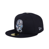 Exclusive New Era 59Fifty Chamuco Brawlers Hat - Navy