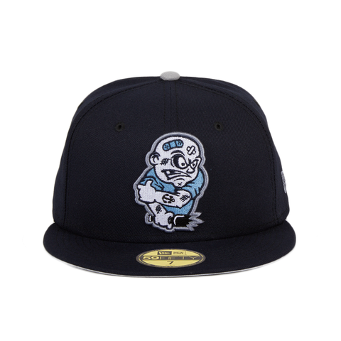 Exclusive New Era 59Fifty Chamuco Brawlers Hat - Navy