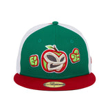 New Era 59Fifty Copa20 Manzanas Luchadoras Fort Wayne Hat - Kelly, White, Red