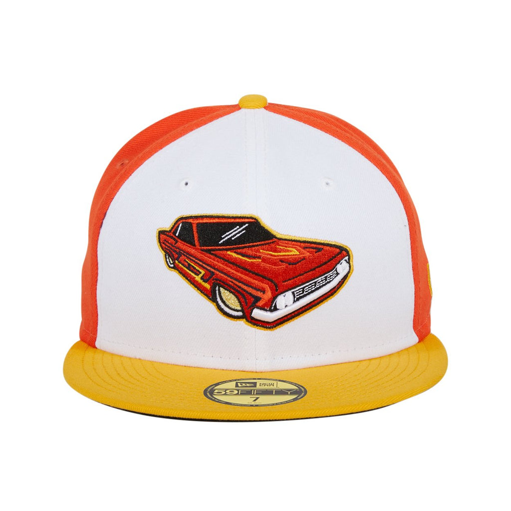 New Era 59Fifty Copa20 Fresno Lowriders Hat - White, Orange, Gold