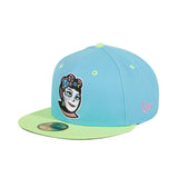 New Era 59Fifty Copa20 Idaho Falls Madres Hat - 2T Neon Blue, Light Green