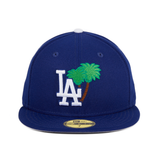 New Era 59Fifty Los Angeles Dodgers Palm Tree Hat - Royal, White