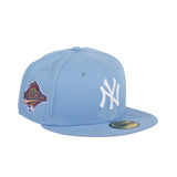 Exclusive New Era 59Fifty New York Yankees World Series 1996 Patch Hat - Light Blue, White