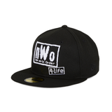 WWE New Era 59fifty New World Order 4 Life Hat - Black, White