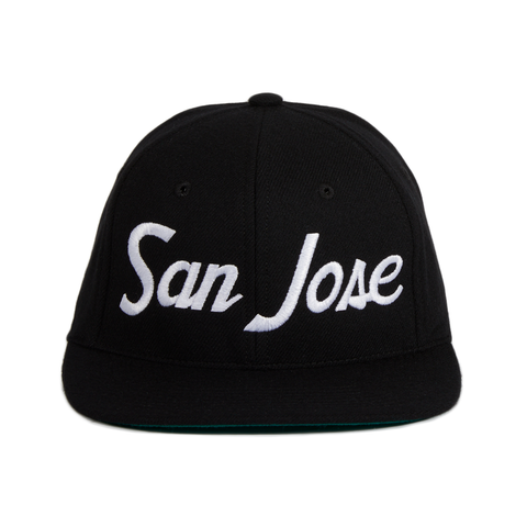 Hood Hats San Jose Snapback Hat - Black