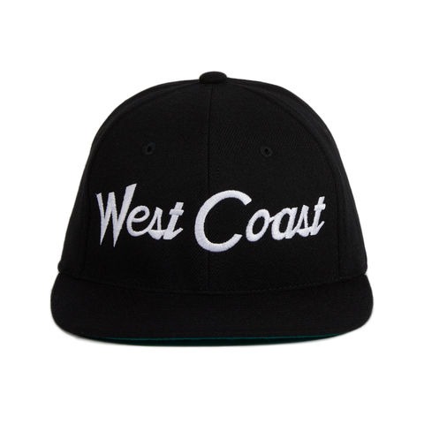 Hood Hats West Coast Snapback Hat - Black