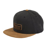 Brixton Palmer III MP Snapback Hat -  Black, Tan