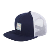 RVCA ATW Print Trucker Snapback Hat - Navy