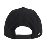 RVCA Twill Snapback Hat - Black, Charcoal